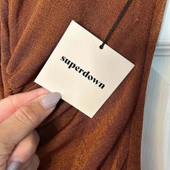 NWT SUPERDOWN Penelope Ruched Mini homecoming Dress NWT - Picture 2 of 3